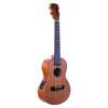 all solid tenor ukulele, with MEQ2 9v preamp, natural, with bag