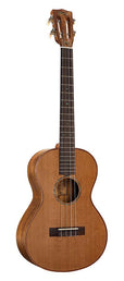 all solid baritone ukulele, natural, with bag