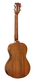 all solid baritone ukulele, natural, with bag