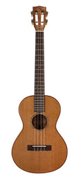 all solid baritone ukulele, natural, with bag