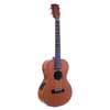 all solid baritone ukulele, with MEQ2 9v preamp, natural, with bag