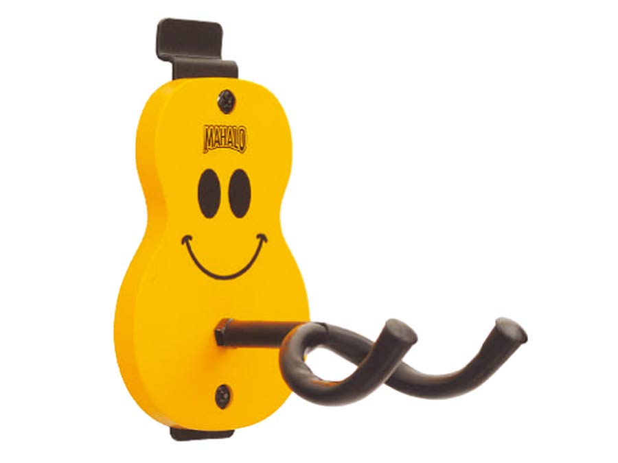 ukulele wall hanger SMILE, slatwall type