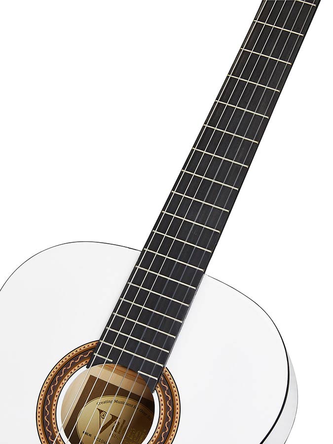 Valencia - VC103WT - Classic Guitar 3/4 – Fb, White