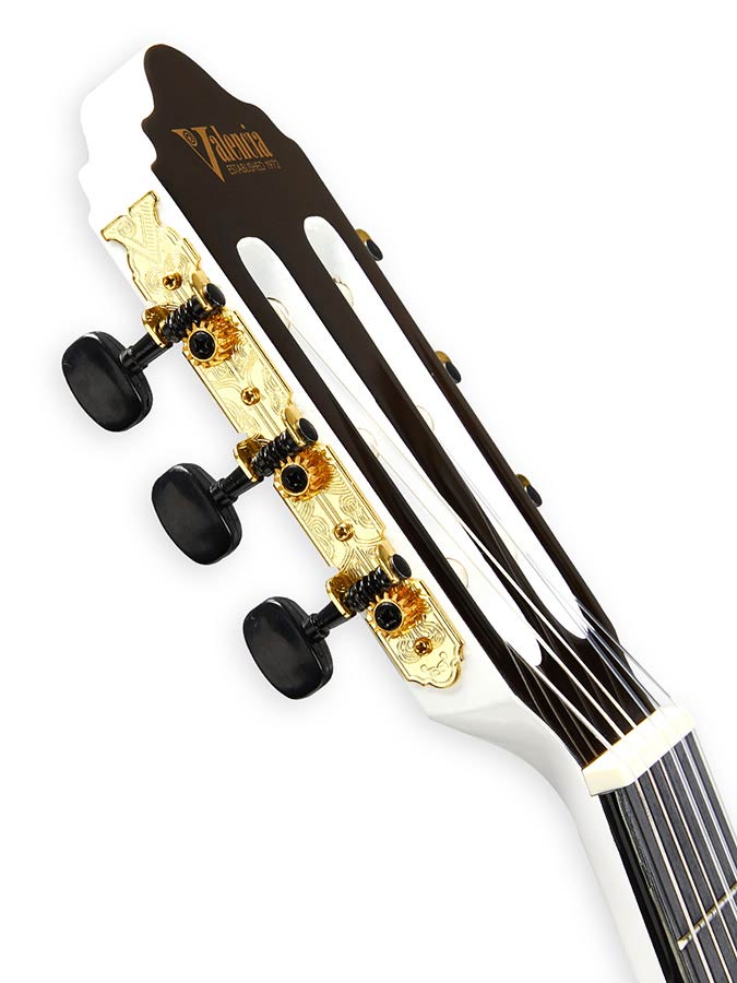 Valencia - VC103WT - Classic Guitar 3/4 – Fb, White