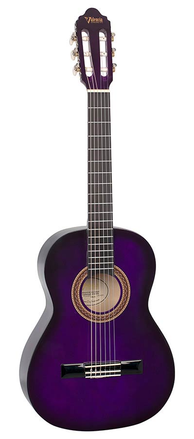 Valencia - VC103PPS - Classic Guitar 3/4 – Purple Sunburst