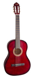 classic guitar 3/4, linden body, maple fb, red sunburst