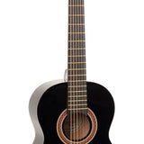 Valencia - VC102BK - Classic Guitar 1/2 – Fb, Black
