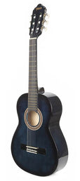 classic guitar 1/2, linden body, maple fb, blue sunburst