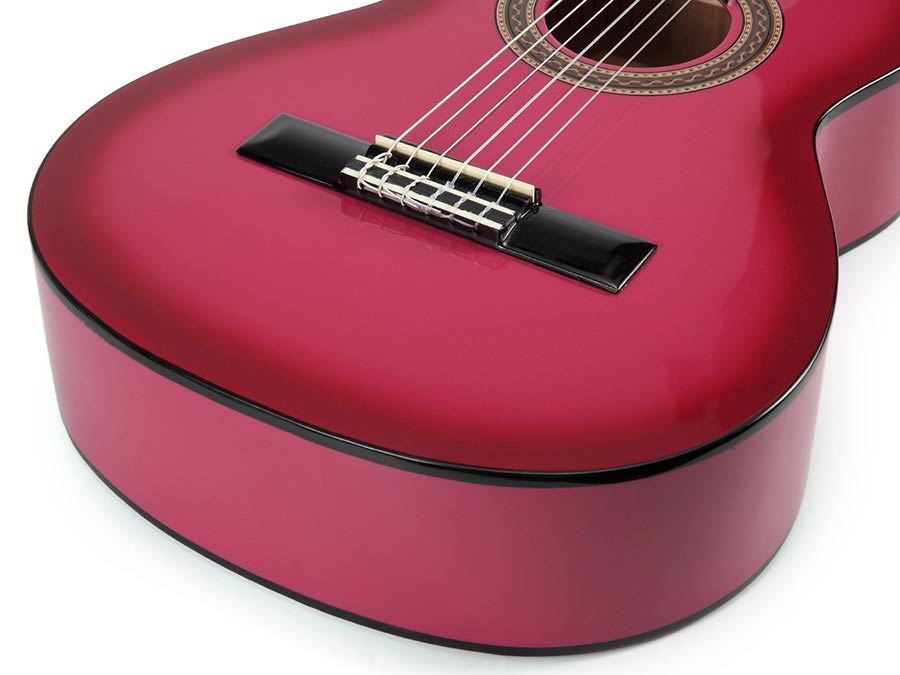 Valencia - VC102PKS - Classic Guitar 1/2 – Pink Sunburst
