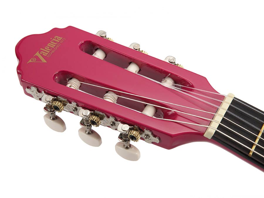 Valencia - VC102PKS - Classic Guitar 1/2 – Pink Sunburst
