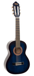 classic guitar 1/4, linden body, maple fb, blue sunburst