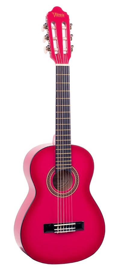 Valencia - VC101PKS - Classic Guitar 1/4 – Pink Sunburst