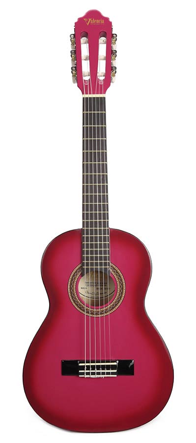Valencia - VC101PKS - Classic Guitar 1/4 – Pink Sunburst