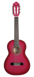 classic guitar 1/4, linden body, maple fb, pink sunburst