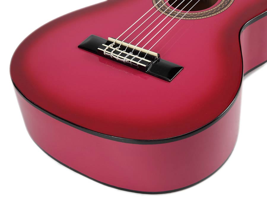 Valencia - VC101PKS - Classic Guitar 1/4 – Pink Sunburst