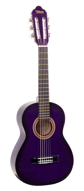 classic guitar 1/4, linden body, maple fb, purple sunburst