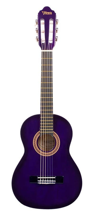 classic guitar 1/4, linden body, maple fb, purple sunburst