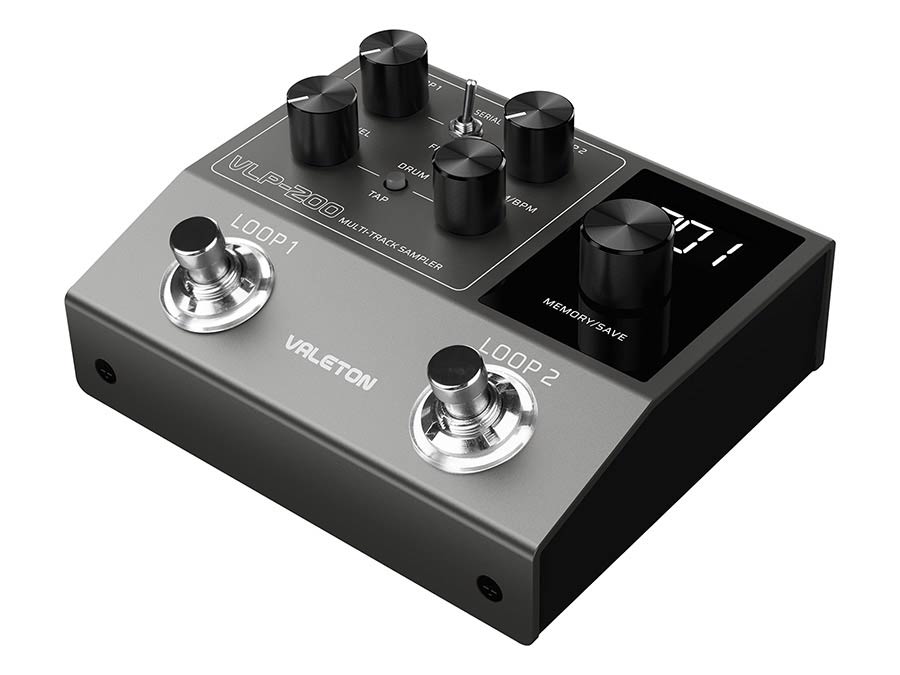 Valeton - Vlp-200 - Multi-Track (24 Bit Stereo) Looper Pedal with Drum Patterns