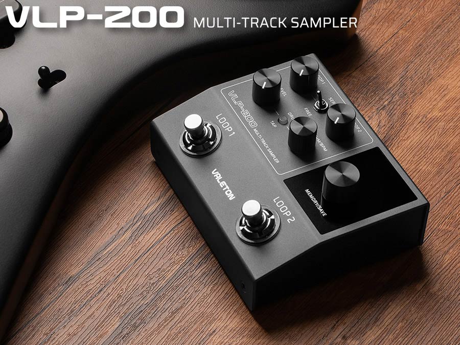 Valeton - Vlp-200 - Multi-Track (24 Bit Stereo) Looper Pedal with Drum Patterns