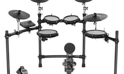 all mesh head digital drum kit, 10S-8-8-10-12HH-12C-14R, multi-track USB audio recording