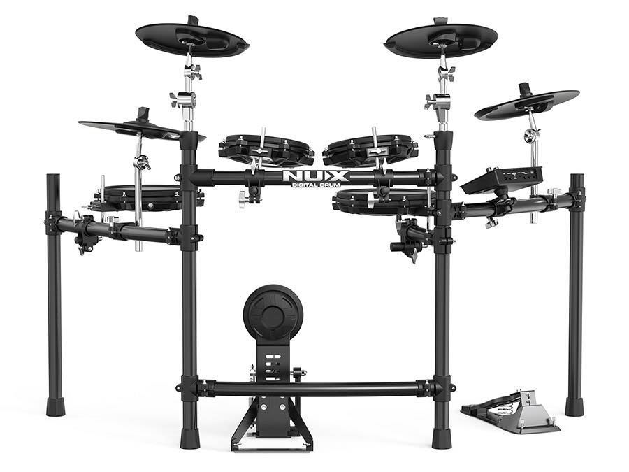 all mesh head digital drum kit, 10S-8-8-10-12HH-12C-14R, multi-track USB audio recording