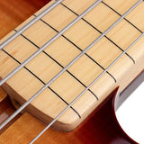 Sire Basses - U5 A4f/ts - Fretless Alder with Flamed Maple Top 4- String Short Scale Passive Bass Guitar – Tobacco Sunburst