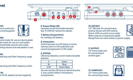 compact volume - wah - expression pedal WONG PRESS Cory Wong signature