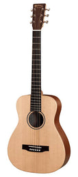 lefthanded travel guitar "Little Martin", solid spruce + MA-HPL body, with gigbag