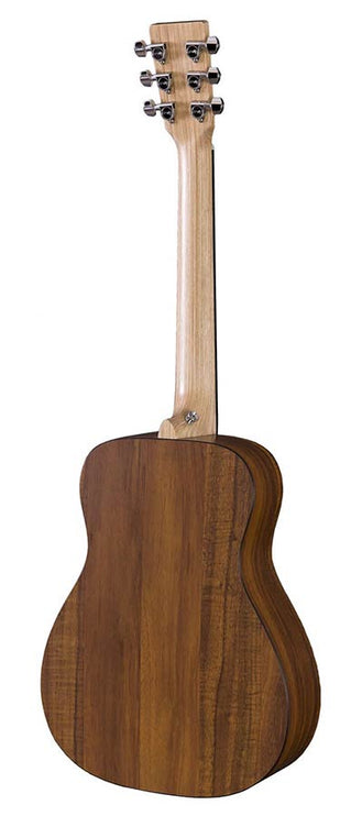 lefthanded travel guitar "Little Martin", HPL koa body, with gigbag