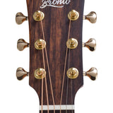 Hillside auditorium guitar all solid mango, amara ebony fb, Fishman Sonitone EQ, dlx gigbag