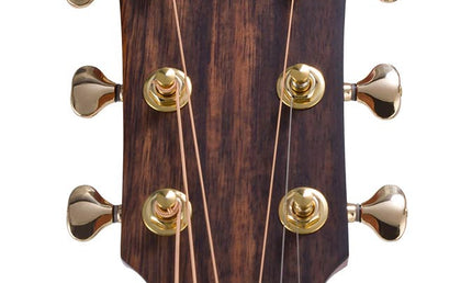 Hillside auditorium guitar all solid mango, amara ebony fb, Fishman Sonitone EQ, dlx gigbag