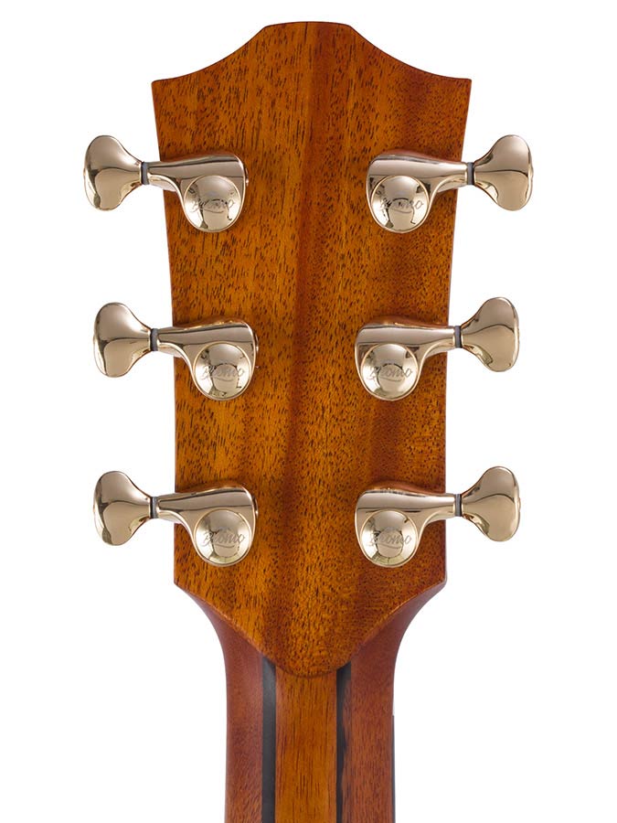 Hillside auditorium guitar all solid mango, amara ebony fb, Fishman Sonitone EQ, dlx gigbag