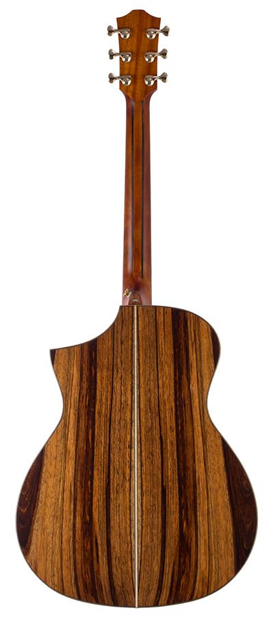 Hillside auditorium guitar all solid mango, amara ebony fb, Fishman Sonitone EQ, dlx gigbag