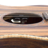 Hillside auditorium guitar all solid mango, amara ebony fb, Fishman Sonitone EQ, dlx gigbag
