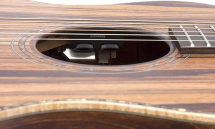 Hillside auditorium guitar all solid mango, amara ebony fb, Fishman Sonitone EQ, dlx gigbag