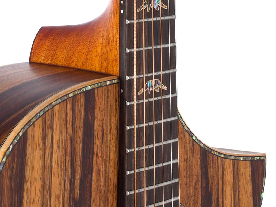 Hillside auditorium guitar all solid mango, amara ebony fb, Fishman Sonitone EQ, dlx gigbag