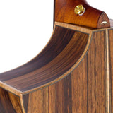 Hillside auditorium guitar all solid mango, amara ebony fb, Fishman Sonitone EQ, dlx gigbag