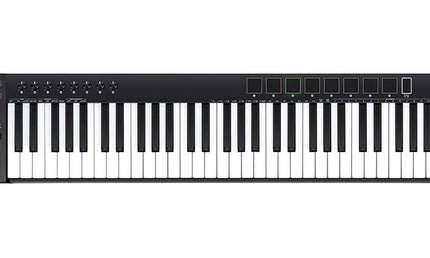 NUX - NTK-61 - The NUX NTK-61 is a professional-grade MIDI keyboard controller with 61 semi-weighted keys and aftertouch – Usb Powered<Br>-