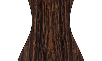traveller guitar all solid tonewoods, amara ebony b&s & fb, natural, piezo, strap & heavy duty bag