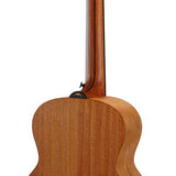 mini jumbo Bass guitar with solid spruce top, mahogany b&s, amara ebony fb, EQ and gigbag