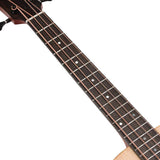 mini jumbo Bass guitar with solid spruce top, mahogany b&s, amara ebony fb, EQ and gigbag