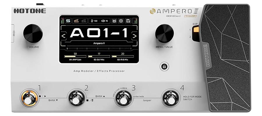 HoTone - MP-350 - amp modeler and effects processor AMPERO II