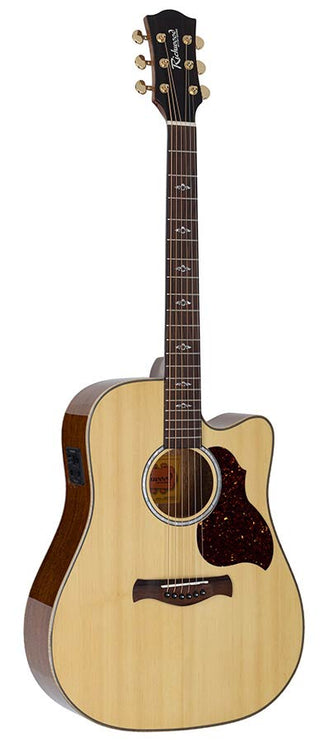 Richwood - RD-27-CE - dreadnought guitar – Abalone, Natural
