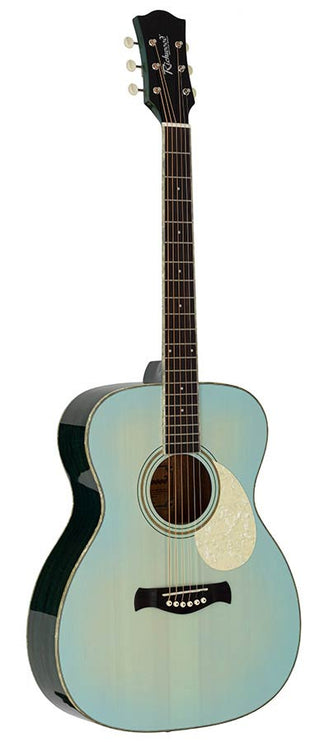 Richwood - HSA-55-LB - auditorium guitar with solid spruce top – Light Blue