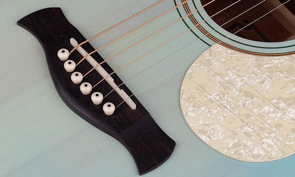 Richwood - Hsa-55-Lb - Auditorium Guitar With Solid Spruce Top – Light Blue