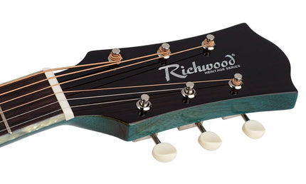 Richwood - Hsa-55-Lb - Auditorium Guitar With Solid Spruce Top – Light Blue
