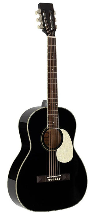 Richwood - HSP-55-BK - parlor guitar with solid spruce top – Top, Black
