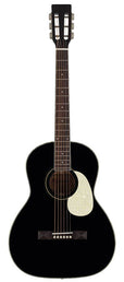 Richwood - Hsp-55-Bk - Parlor Guitar With Solid Spruce Top – Top, Black