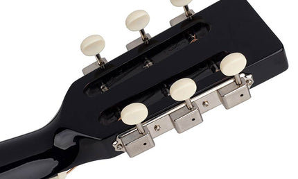Richwood - Hsp-55-Bk - Parlor Guitar With Solid Spruce Top – Top, Black