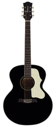 Richwood - Hsj-55-Bk - Jumbo Guitar With Solid Spruce Top – Top, Black